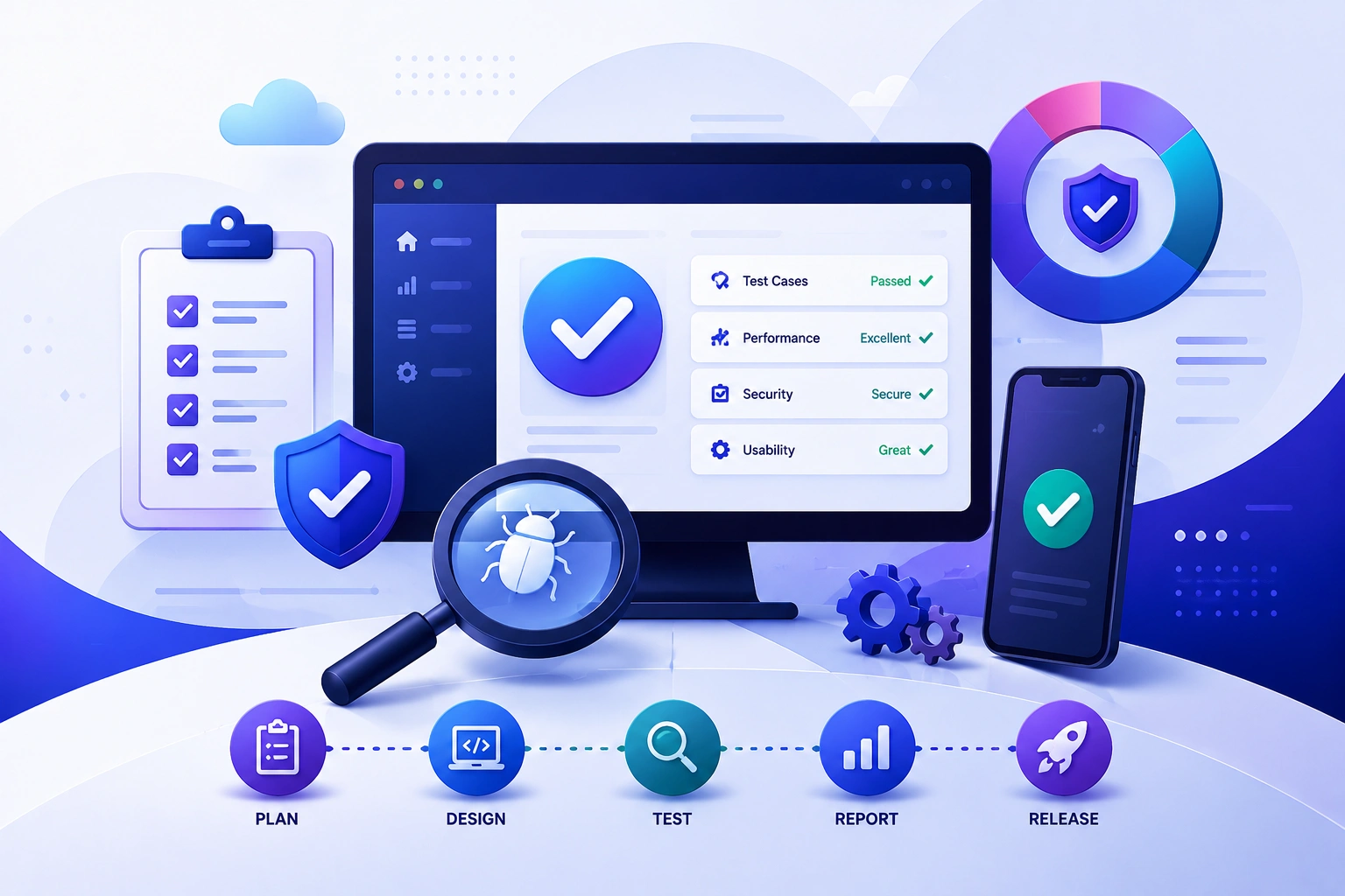 CCPL.AI QA and testing services delivering automated software quality assurance, performance testing, and continuous testing for reliable software delivery