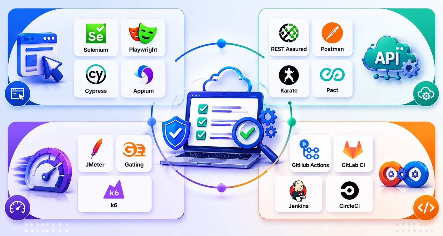 Testing tools and frameworks
